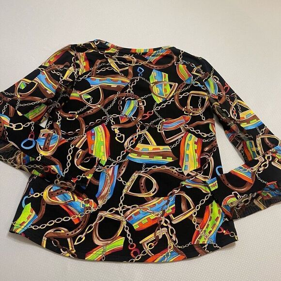 ICIKULS Horsebit Equestrian Long Sleeve Shirt Size Small - Picture 11 of 11